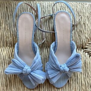 Mint Condition Loeffler Randall Dahlia Ankle Strap Knotted Sandal - Size 7